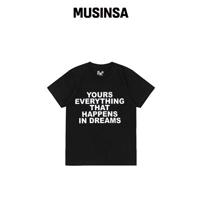 KENDA HAPPENS IN DREAM T恤（黑色） MUSINSA韩国直邮官方正品