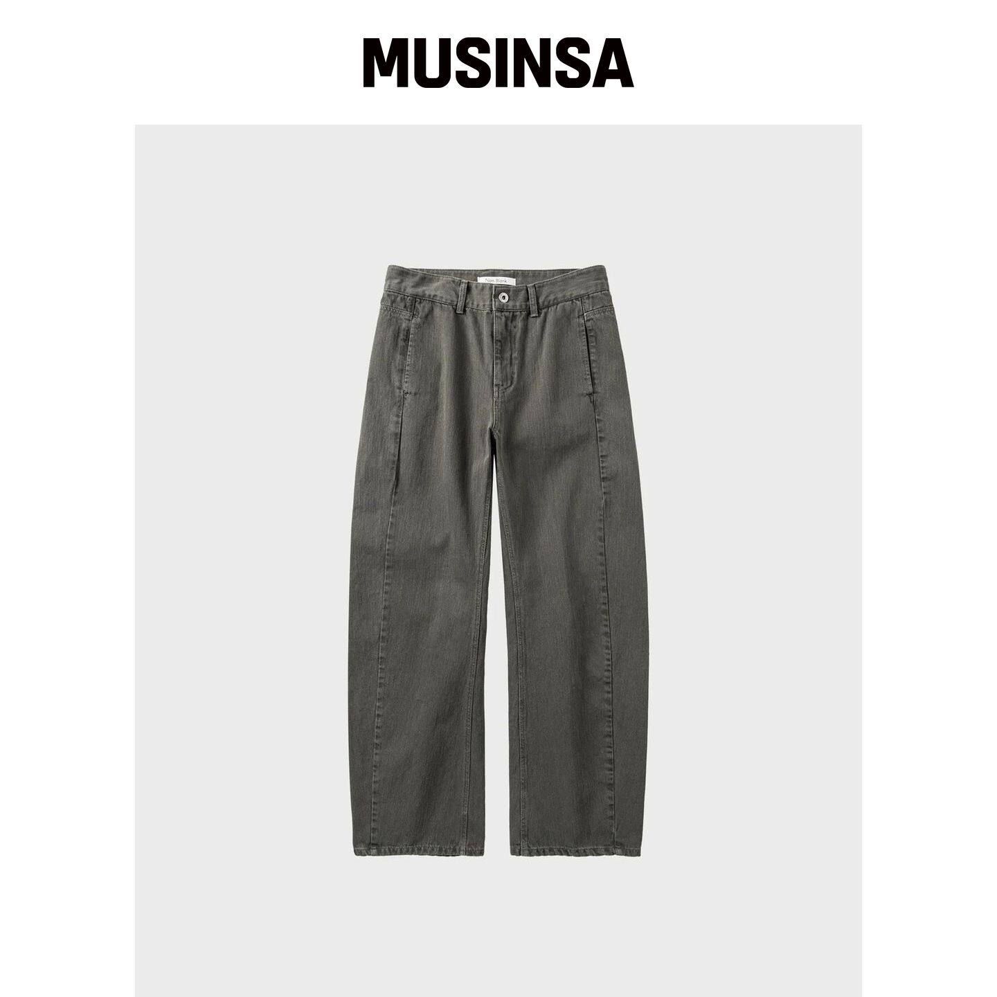 NONBLANK 牛仔裤子_KHAKI MUSINSA韩国官网直邮进口