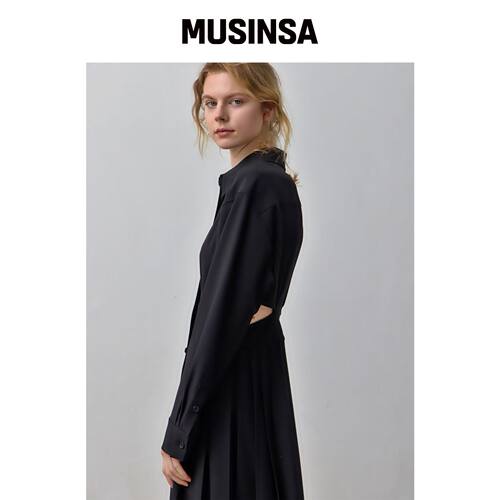PUBLICKA X BODHI DRESS BLACK韩国官网直邮进口MUSINSA