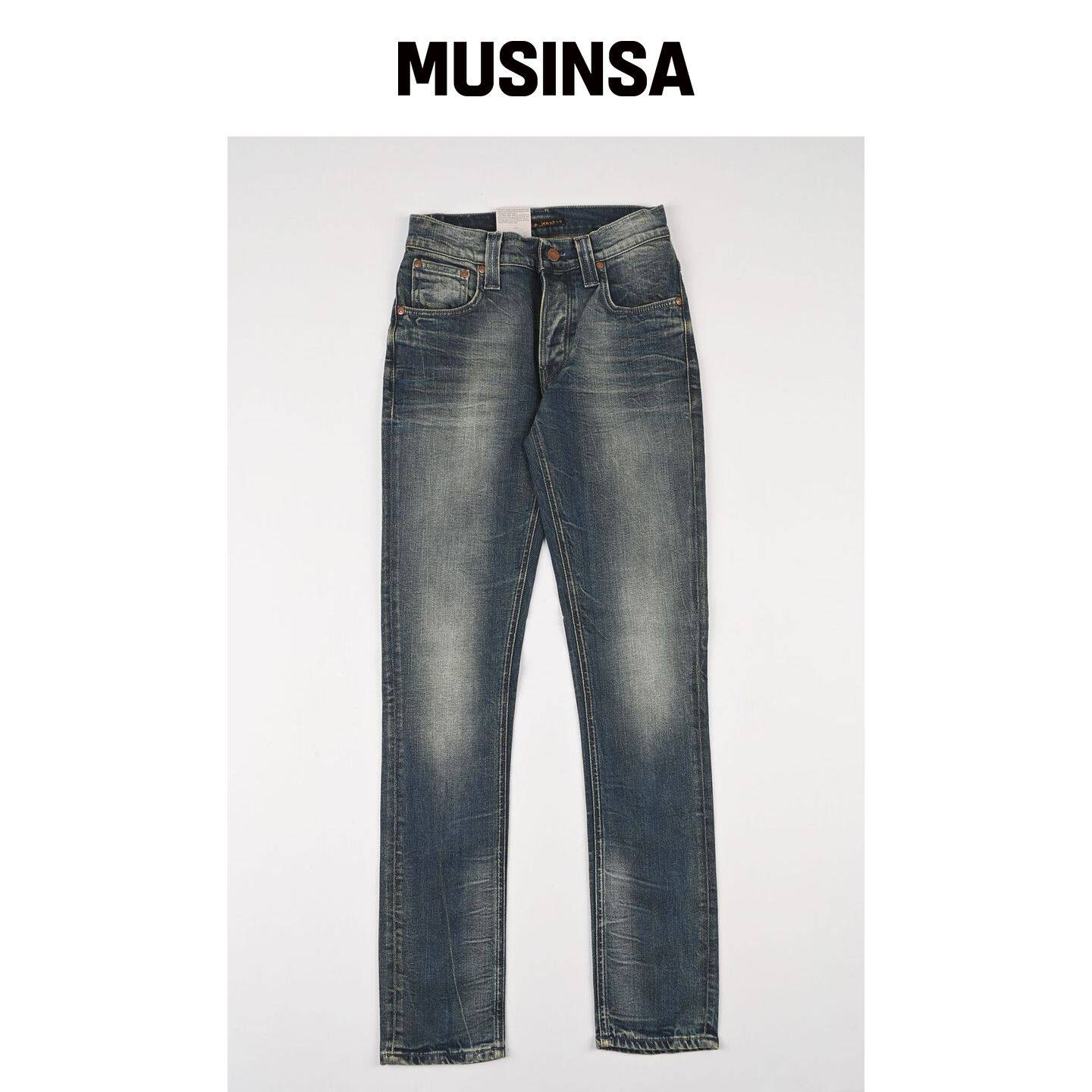 NUDIEJEANS Grim Tim Organic Worn Crinkles / 韩国官网直邮进口