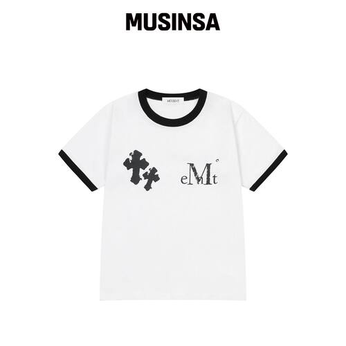 MUCENT RHOS 斜挎包LOGO短袖T恤 MUSINSA韩国直邮官方正品