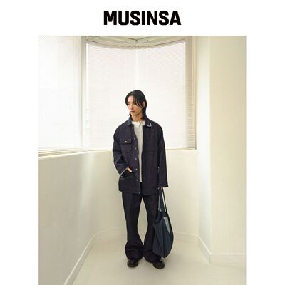 NOSCOULEURS UL DENIM JACKET 04 BLACK韩国官网直邮进口MUSINSA