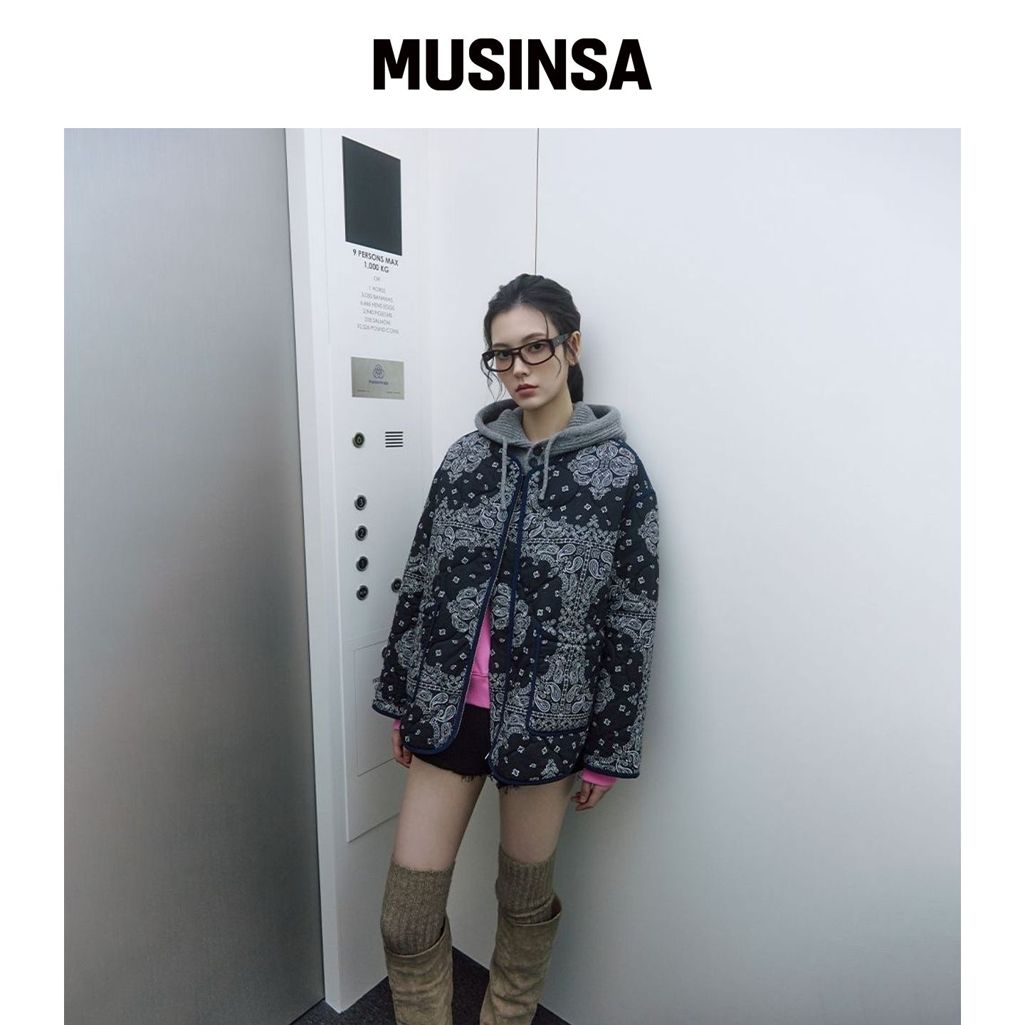 LAP (웰론)佩斯利轻量羽绒服 AR4PDA62 MUSINSA韩国直邮官方正品