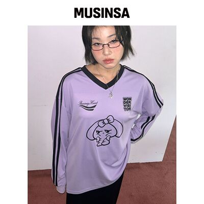 WONDERVISITOR PPINTO Jersey LS-T [Lilac] MUS韩国官网直邮进口