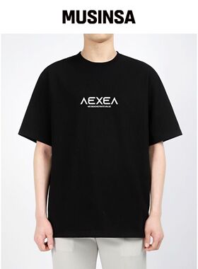 AEXEA 标准半高领T恤 E05BRD_ABX10236韩国官网直邮进口MUSINSA