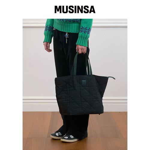NOCONTENT 293. COLLECTOR TIDED BAG _ VLACK M韩国官网直邮进口
