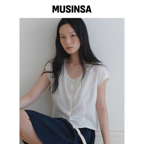 URAGO Lizzy 蕾丝上衣 MUSINSA韩国官网直邮进口