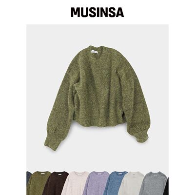 PLACE STUDIO 软款宽松圆领针织衫 9色 MUSINSA韩国直邮官方正品