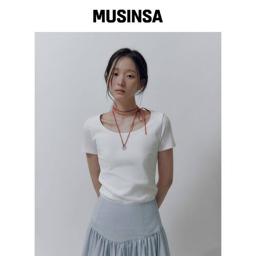 LOOKAST KATIA 圆领T恤_4colors MUSINSA韩国官网直邮进口