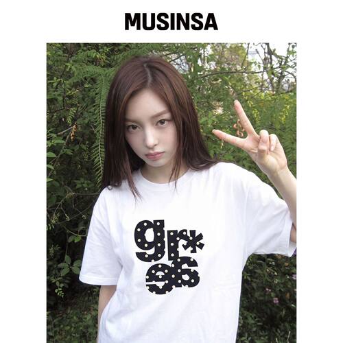 GRAVER [中性] GRAE-S DOT_2 短袖T恤 3色 MUSIN韩国官网直邮进口