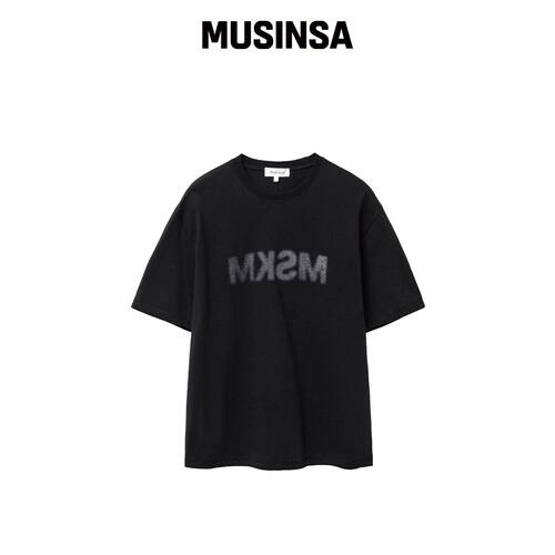 MISEKISEOUL MEN MSKM 短袖 黑色韩国官网直邮进口MUSINSA