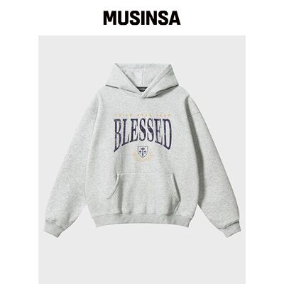 SAINTPAIN SP BLRESSED 宽松版型 连帽卫衣 混色韩国官网直邮进口