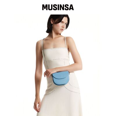 LATELEE STUDIO MINI SADDLE BAG / 法国蓝韩国官网直邮进口