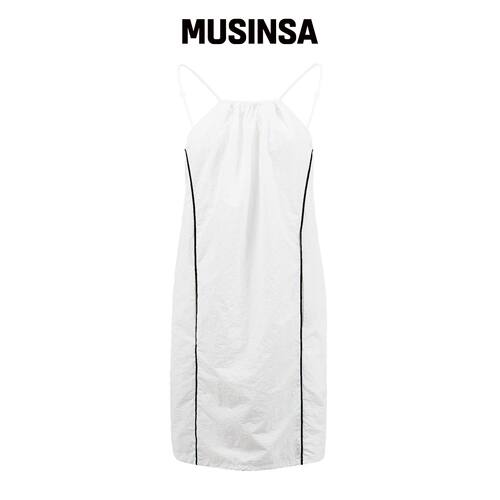 PLASMA SPHERE JOKE DRESS IN WHITE（无袖连衣韩国官网直邮进口