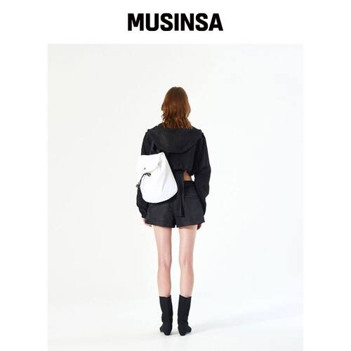 DIAGONAL CHUBBY SUMMER BAG（白色）韩国官网直邮进口MUSINSA