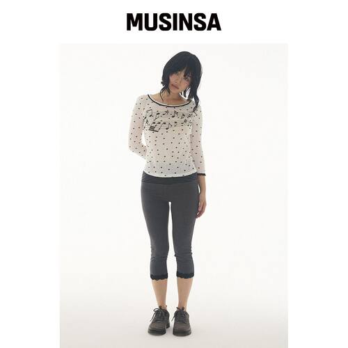 EXPIRED GIRL Titi 瑜伽裤 深灰色 MUSINSA韩国官网直邮进口