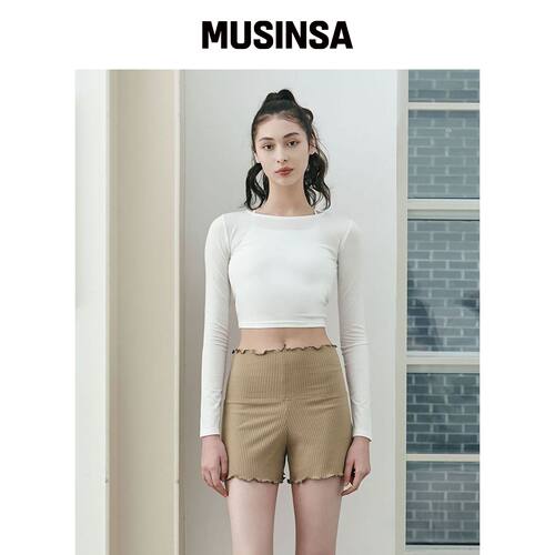 DEVIWEAR 白色 CUTOUT 长袖 DEVI-T0102 MUSINSA韩国官网直邮进口