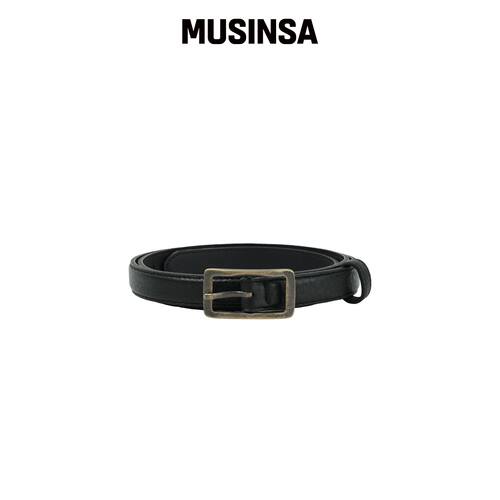 NOISE 复古方形扣带 - 黑色 MUSINSA韩国直邮官方正品