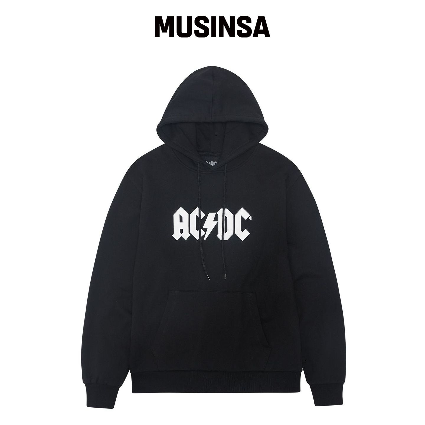 BRAVADO ACDC LOGO 连帽卫衣 BK (BRENT2216) MU韩国官网直邮进口图片