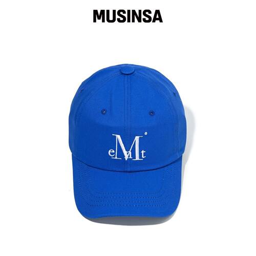 MUCENT 签名棒球帽 (蓝宝石蓝) MUSINSA韩国官网直邮进口