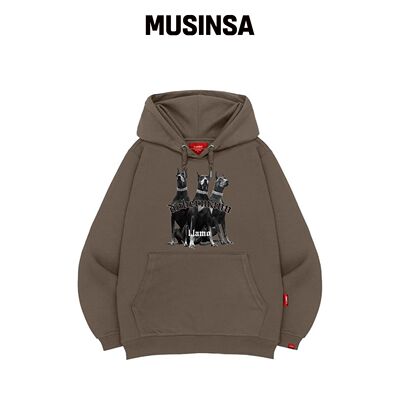 LLAMO DOBERMAN 连帽卫衣男女通用大码 M~4XL MU韩国官网直邮进口