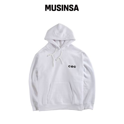 CHANCECHANCE CEC HOODIE(WHITE/绒面) MUSINSA韩国官网直邮进口
