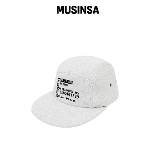 GET IT ON 签名编号帽子_白色韩国官网直邮进口MUSINSA