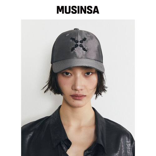 HALF DEVIL US 软光棒球帽_炭灰色韩国官网直邮进口MUSINSA