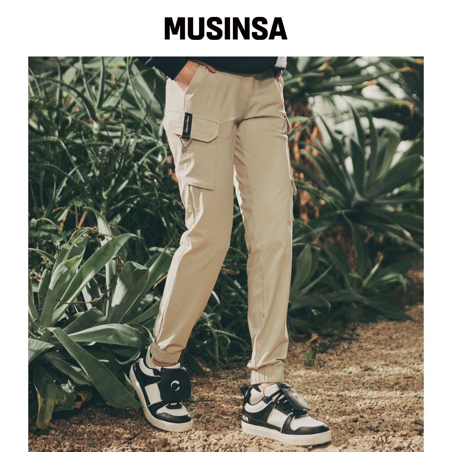 CHALLENGER 轻量氨纶CARGO迷你口袋女款短裤子浅韩国官网直邮进口