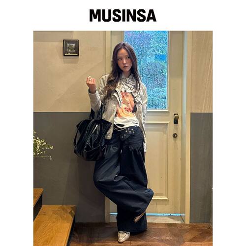 TUO CARRIE包_光泽黑色韩国官网直邮进口MUSINSA