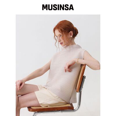 PLEATSMOOD SHOAA 半包民袖抓绒blouse MUSINSA韩国官网直邮进口