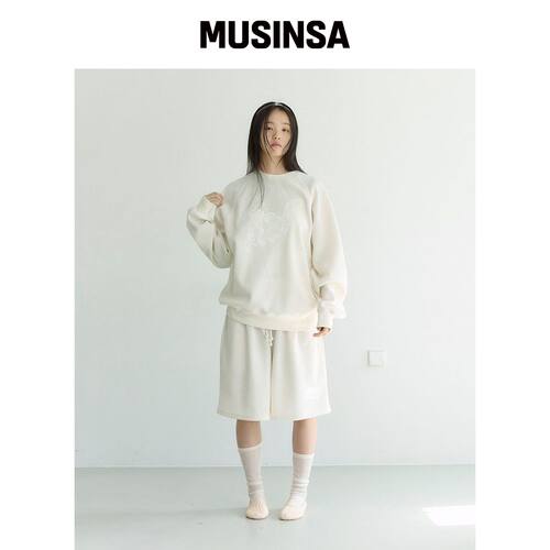 FUNFROMFUN DUMBO_华夫短裤（奶油色） MUSINSA韩国官网直邮进口