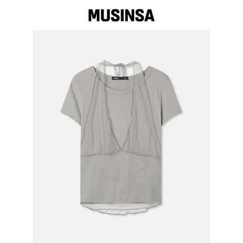 MIXXO MASH 层叠短袖T恤 MUSINSA韩国官网直邮进口