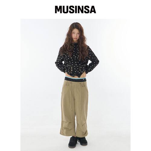 EXPIRED GIRL 饼干色板裤 MUSINSA韩国官网直邮进口
