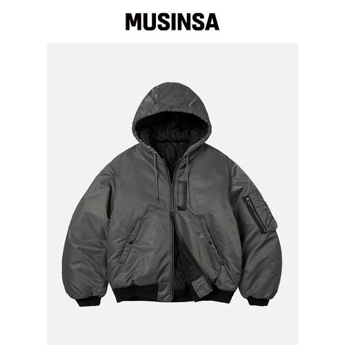 FRIZMWORKS ACTIVE MA1 连帽外套 _ 枪灰色 MUSI韩国官网直邮进口