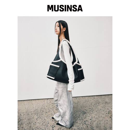 SQUARELINE Maren 马伦_ Mustang 黑色 MUSINSA韩国直邮官方正品