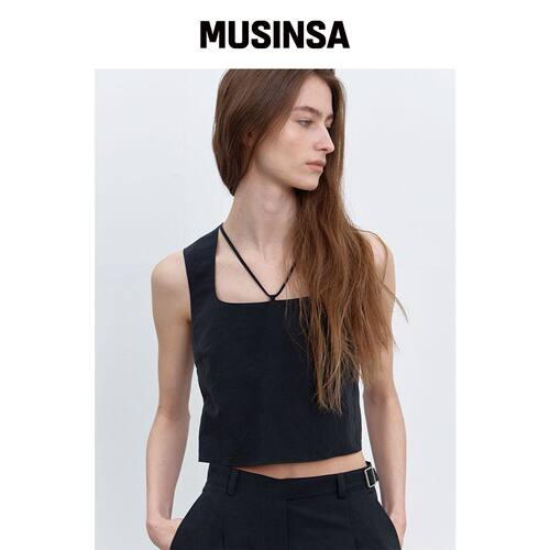 PUBLICKA X ANOUK VEST BLACK韩国官网直邮进口MUSINSA