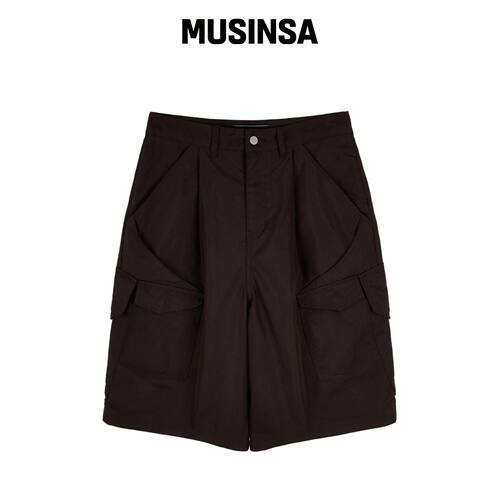 IDWS 实用卡其布伯穆达短裤 棕色 MUSINSA韩国官网直邮进口