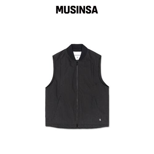 DIMITO OVER VEST FADE BLACK韩国官网直邮进口MUSINSA