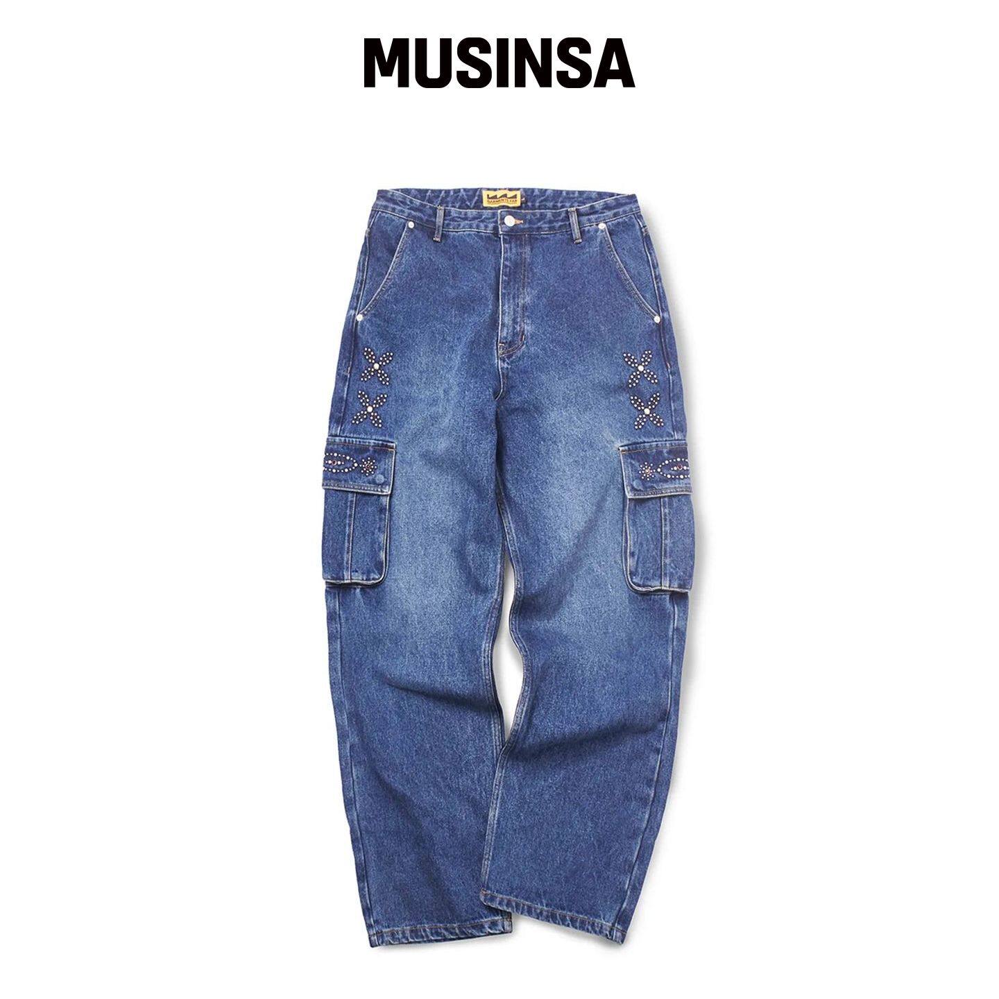 GARMENTS FAB 宝石牛仔工装裤(蓝色) MUSINSA韩国官网直邮进口