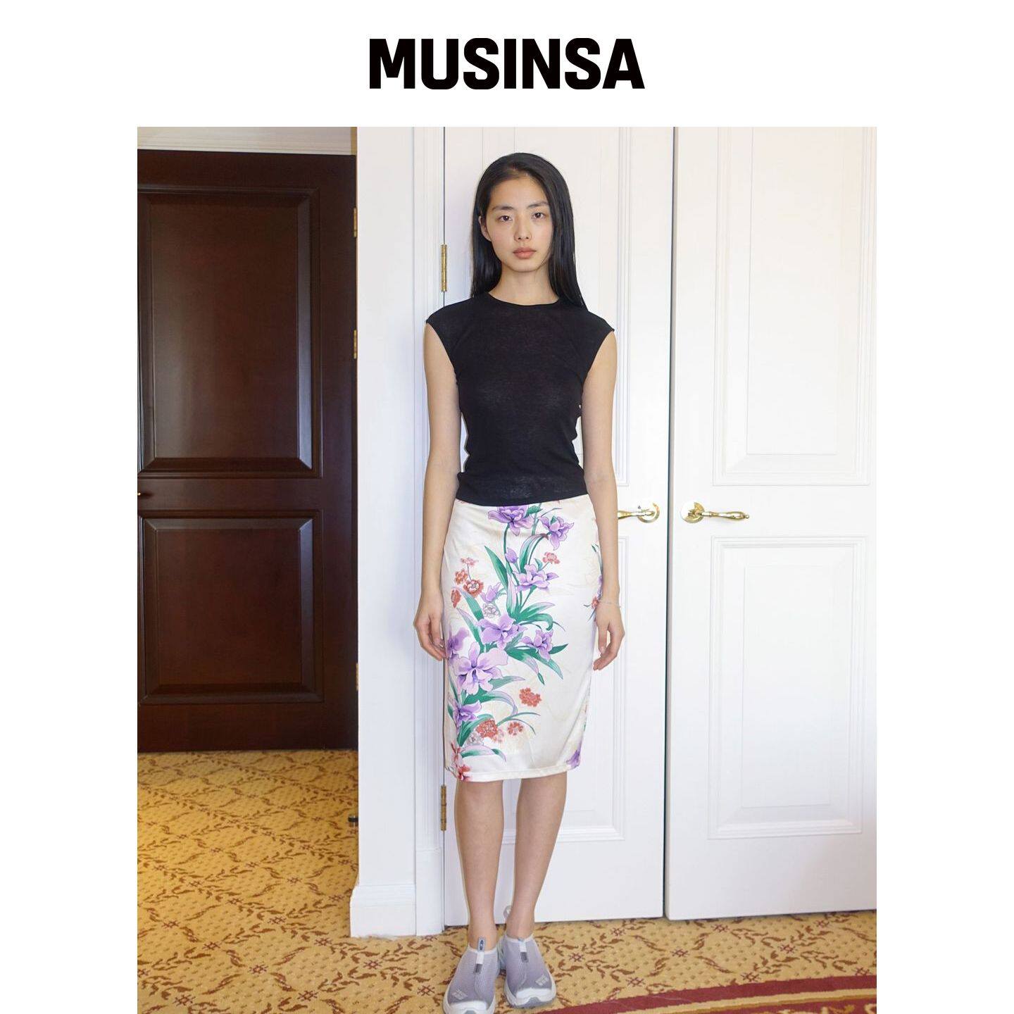 NUUANU Iris裙子_紫色 MUSINSA韩国官网直邮进口