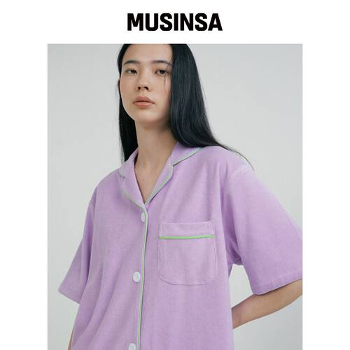JO'S LOUNGE 薰衣草毛巾短款睡衣套装 MUSINSA韩国直邮官方正品