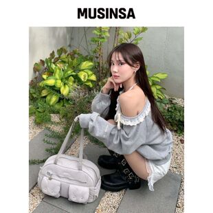 MYSHELL 露娜星星铆钉保龄球肩包_35122SH MUSIN韩国官网直邮进口