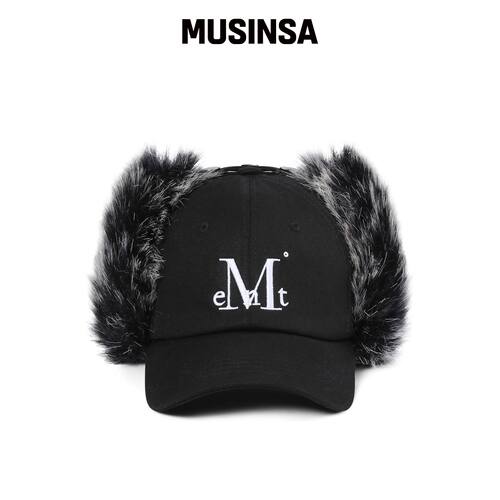 MUCENT SIGNATURE ea射频lap针织棒球帽 MUSINSA韩国官网直邮进口