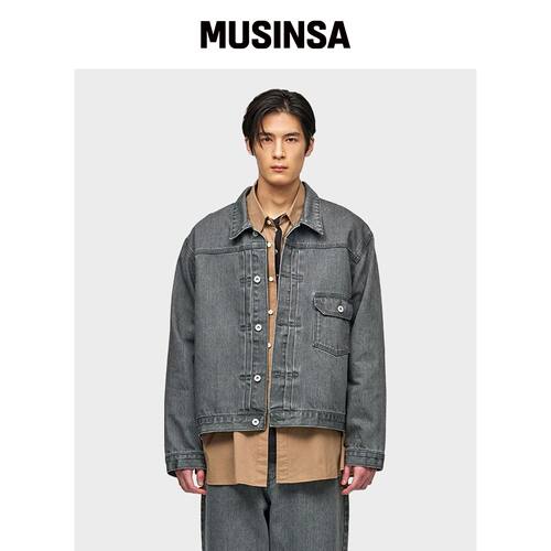 TAILDERN 灰色牛仔夹克 Type 1 MUSINSA韩国官网直邮进口