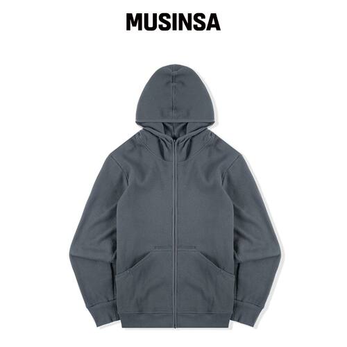 FORMLICH CABLE HOODIE ZIPUP / CHARCOAL韩国官网直邮进口