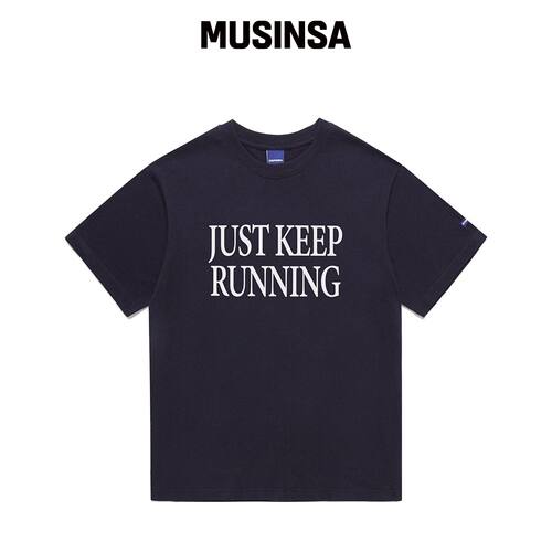 STAFFONLY JUSET KEEP TEE (NAVY) MUSINSA韩国官网直邮进口
