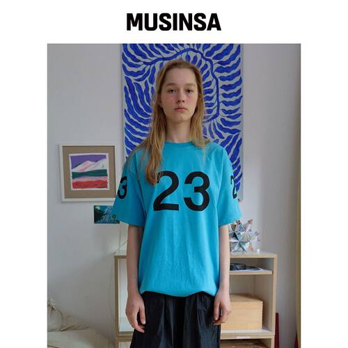 NOCONTENT 188. 23 T _ 蓝色 MUSINSA韩国官网直邮进口