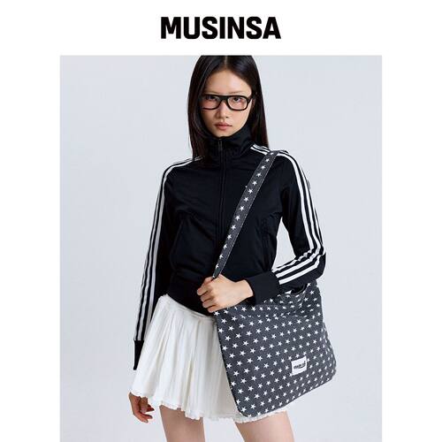MACNI STAR ECO CROSS BAG 黑色韩国官网直邮进口MUSINSA