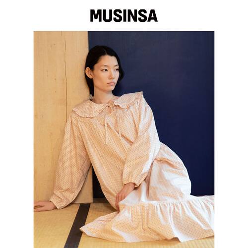 JO'S LOUNGE (w) 杏色休闲连衣裙 MUSINSA韩国官网直邮进口